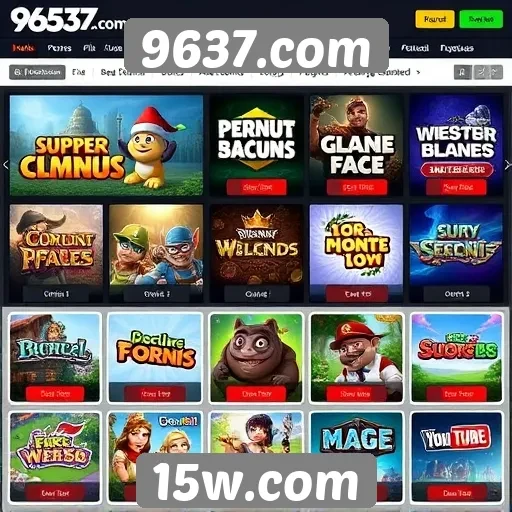 Diversidade de jogos disponíveis no 9637.com