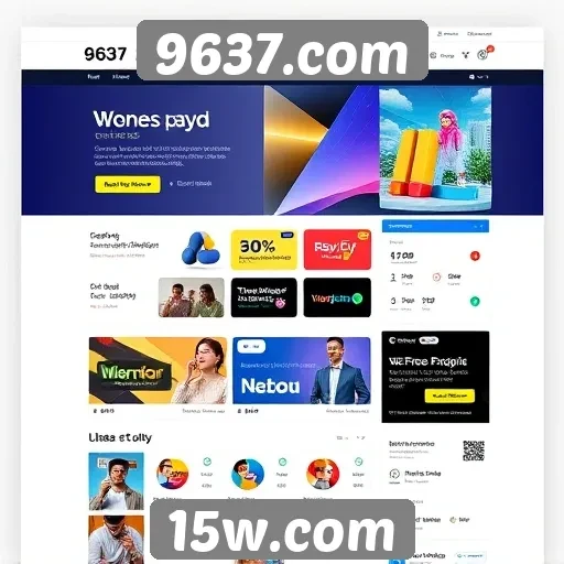 Novidades no design da interface do site 9637.com